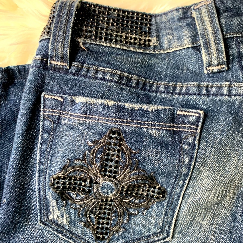 Miss Me Jeans with black bling